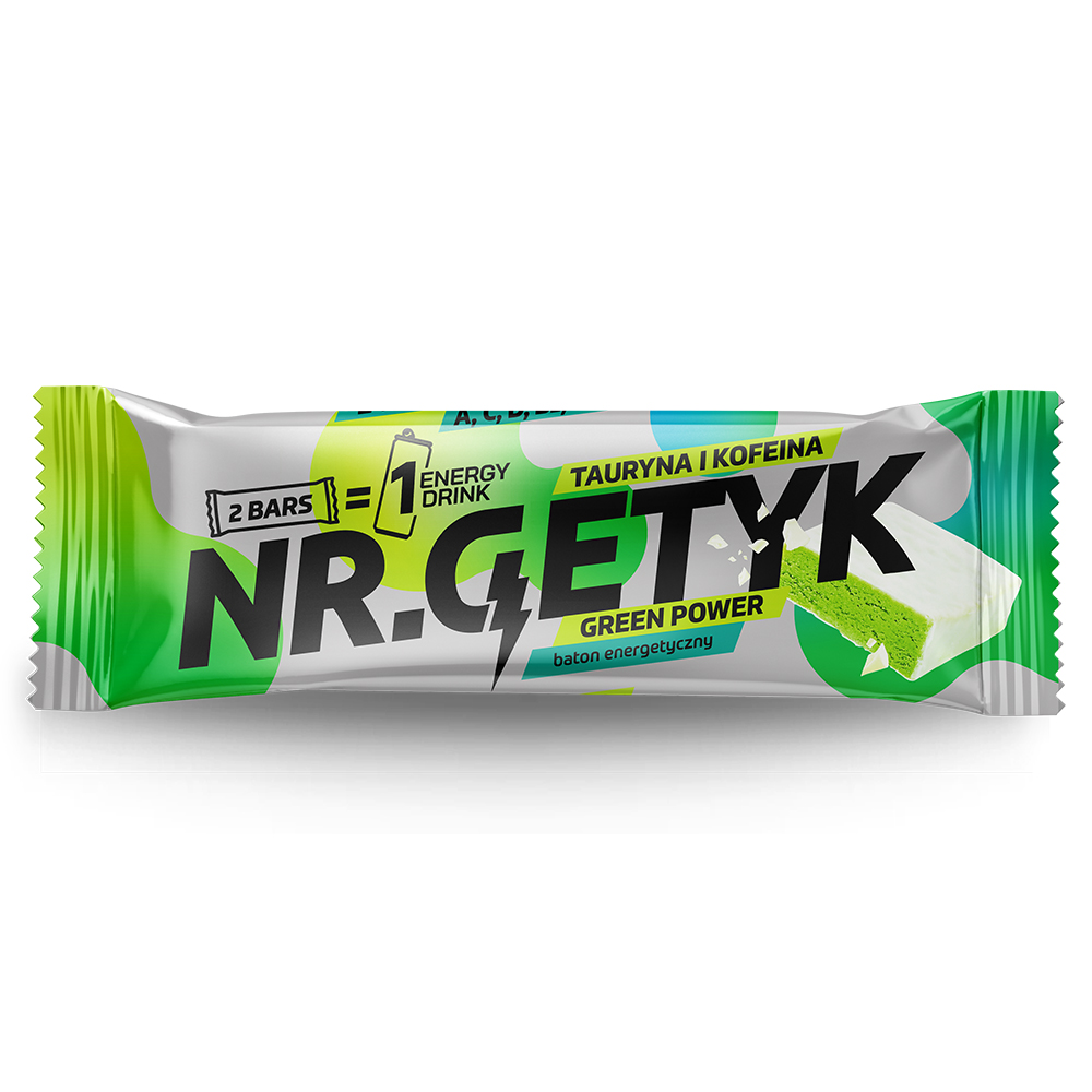 NR.GETYK Baton energetyczny Green Power 45 g 