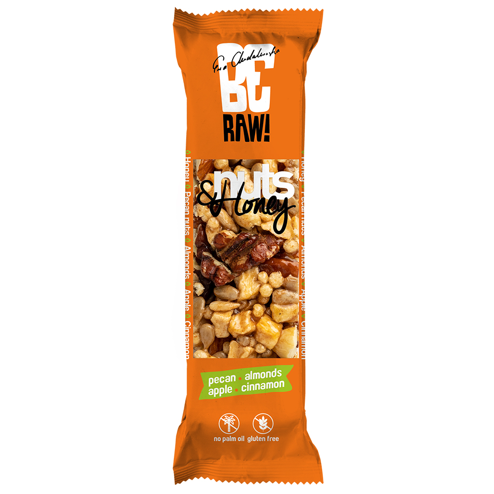 BeRAW! Baton Nuts&Honey pecan 30 g 