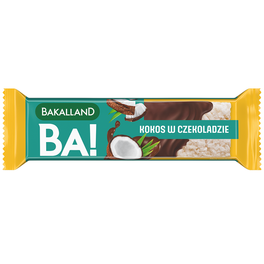 Bakalland BA! Baton Kokos w czekoladzie 40 g