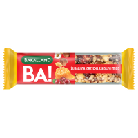 Bakalland Ba! Baton orzechowy Nuts Żurawina 30g 