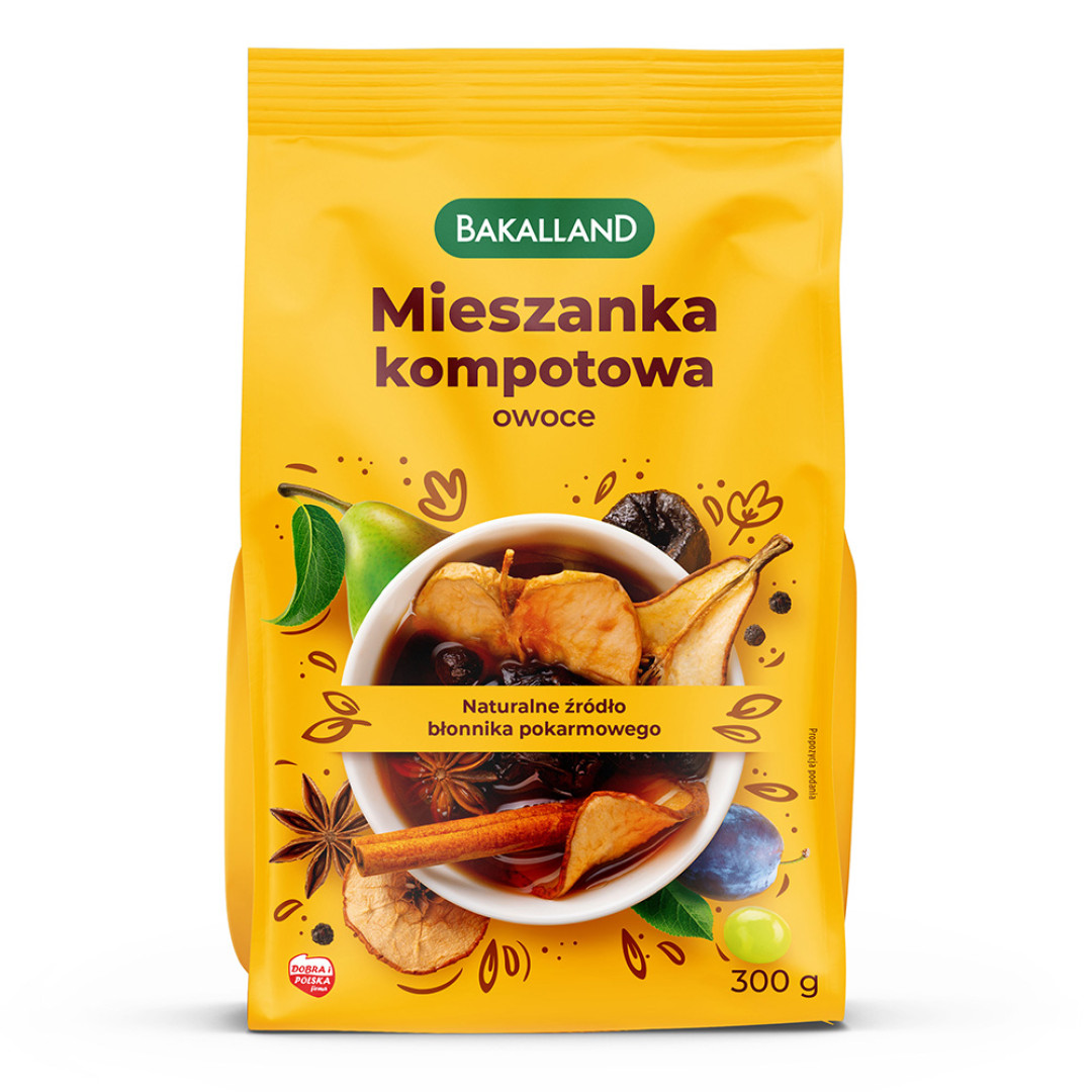 Bakalland Mieszanka kompotowa 300 g