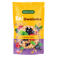 Bakalland BA! Owsianka błyskawiczna 5 owoców leśnych 47 g