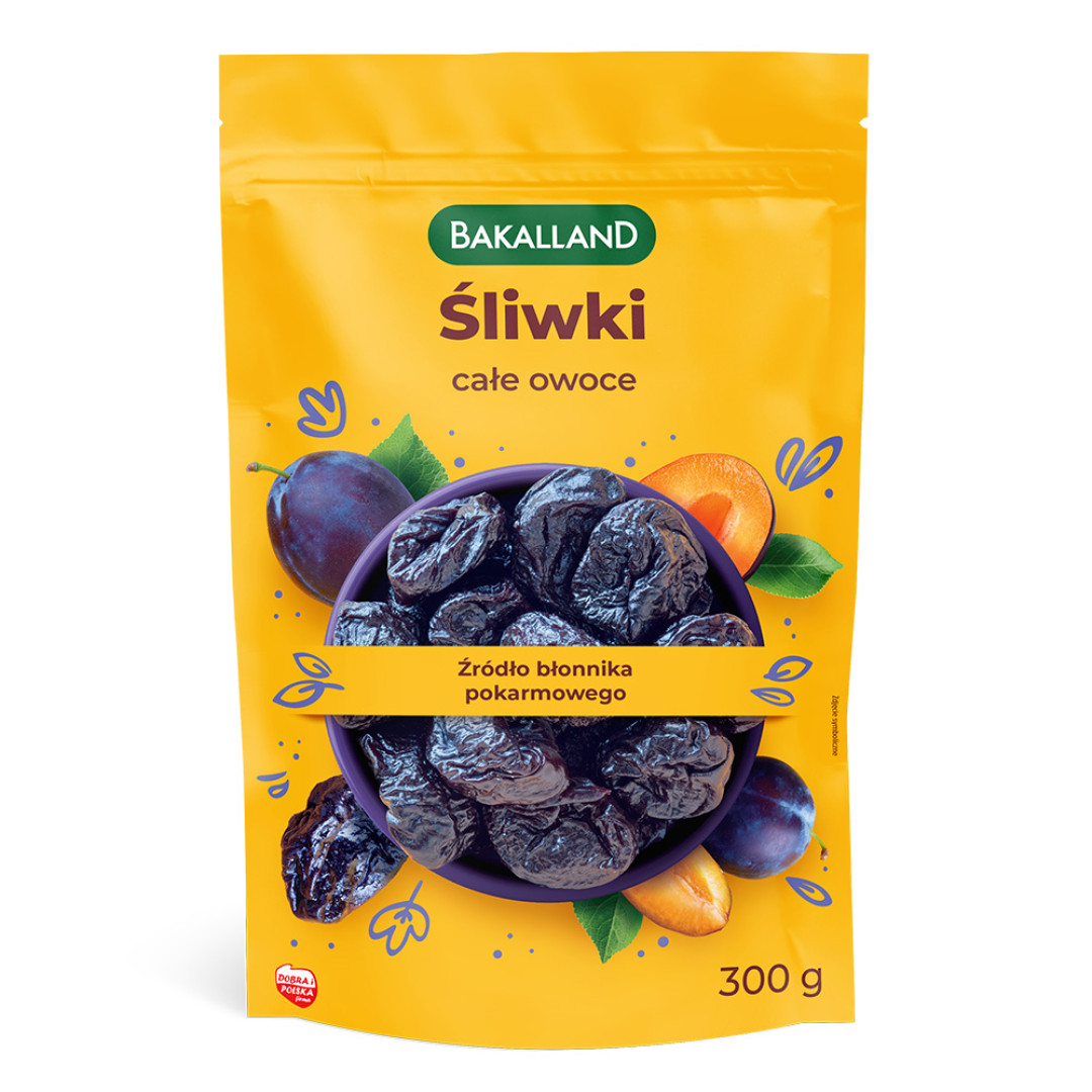 Bakalland Śliwki całe owoce 300 g