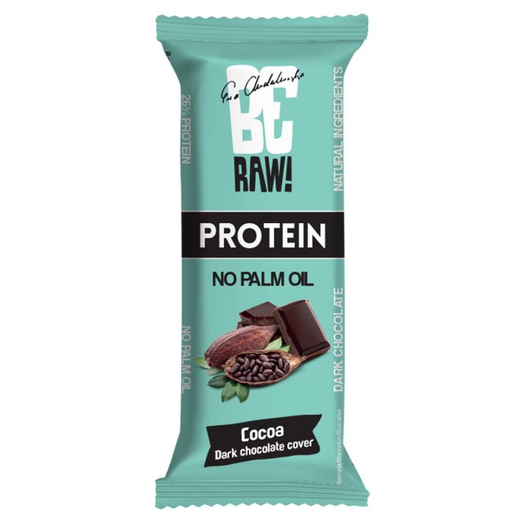 BeRAW! Protein Baton proteinowy 28% biała Cocoa surowe kakao 40 g