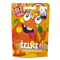 BeRAW! Kids Żelki owocowe dla dzieci Mango Marakuja bez dodatku cukru 35 g