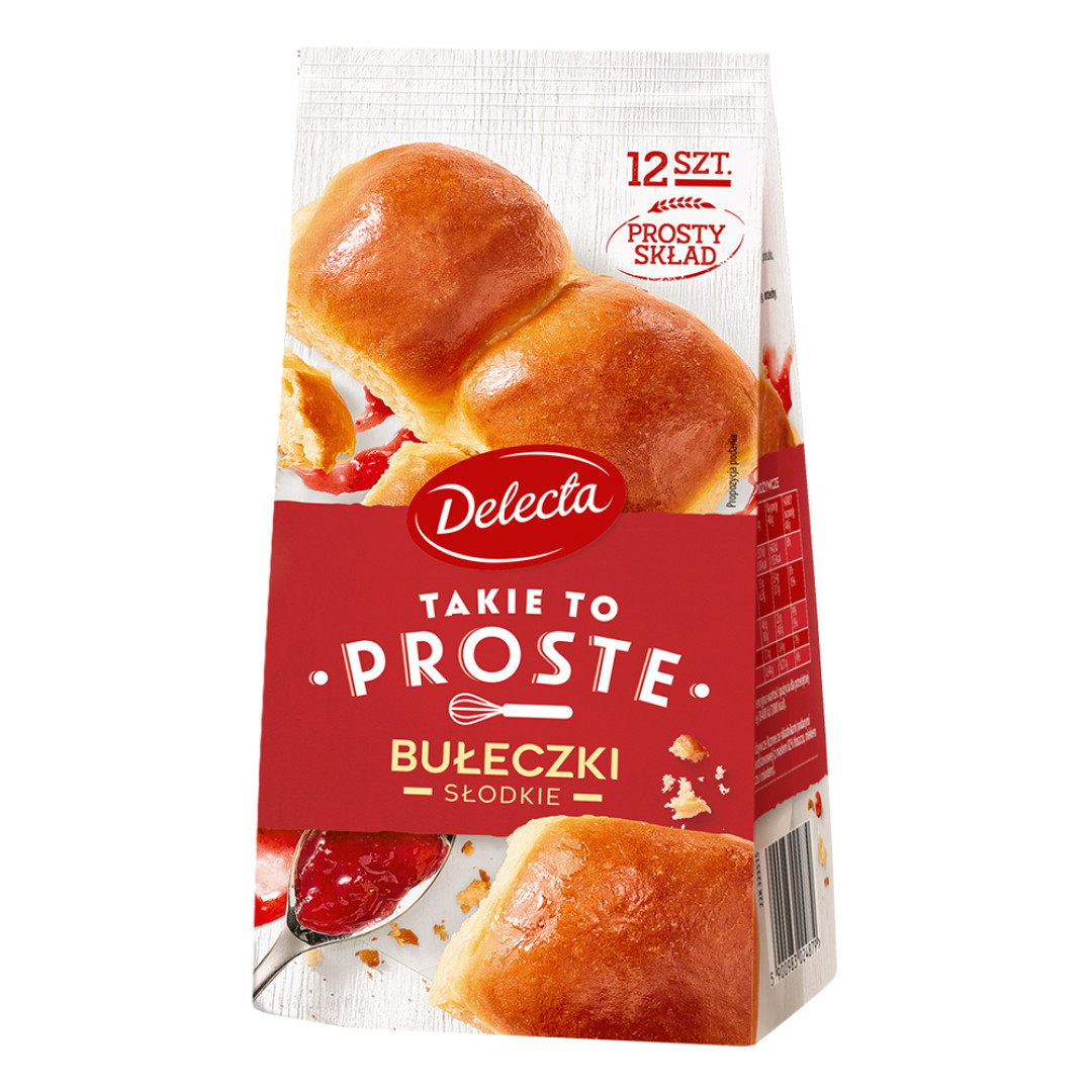 Delecta takie to proste Słodkie bułeczki 340g