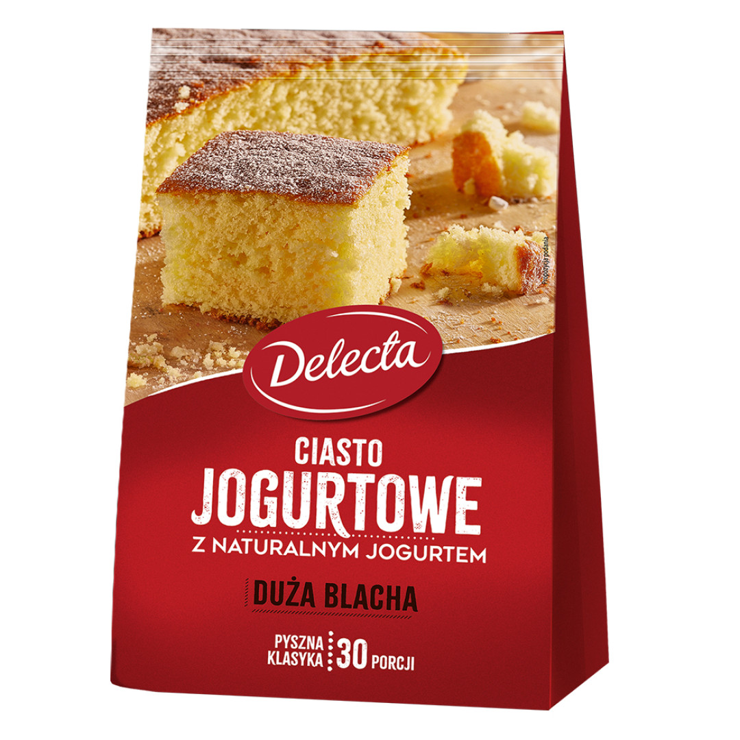 Delecta Ciasto Duża Blacha jogurtowe 640 g