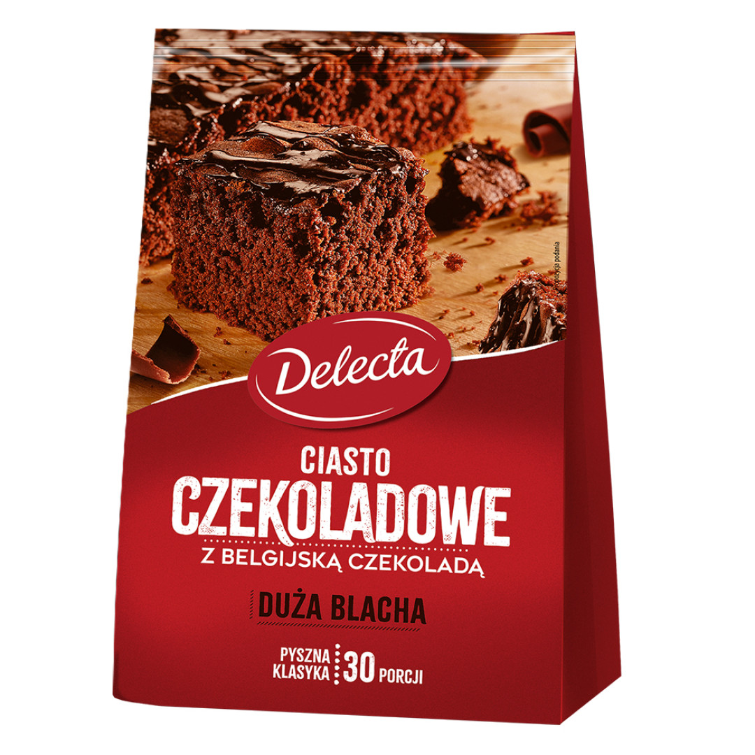 Delecta Ciasto Duża Blacha czekoladowe 670 g