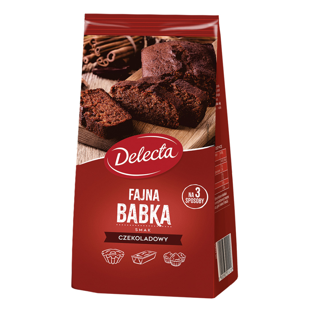 Delecta Fajna Babka o smaku czekoladowym 350g