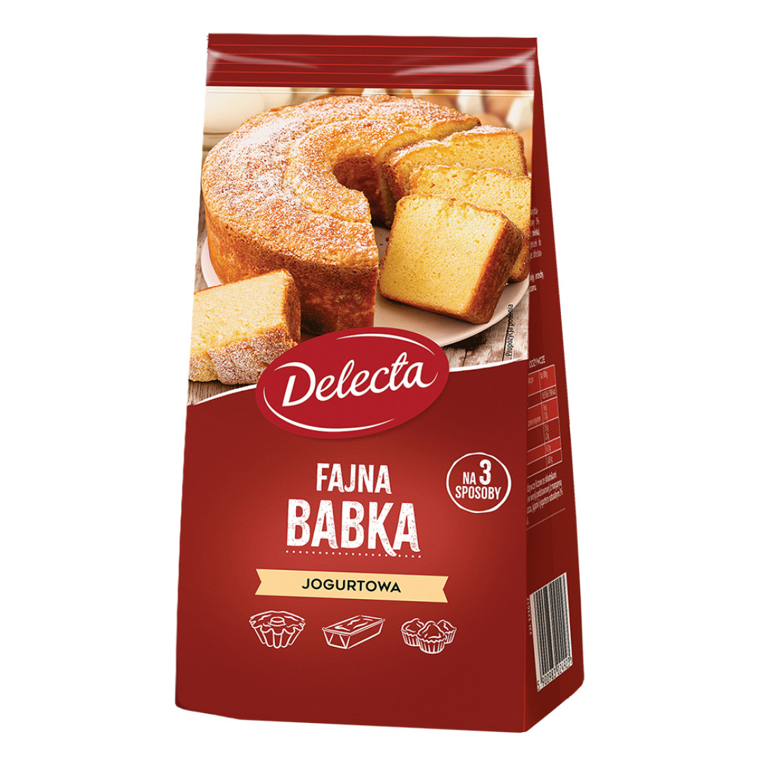 Delecta Fajna Babka o smaku jogurtowym 350g