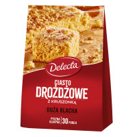 Delecta Ciasto Duża Blacha drożdżowe 600 g