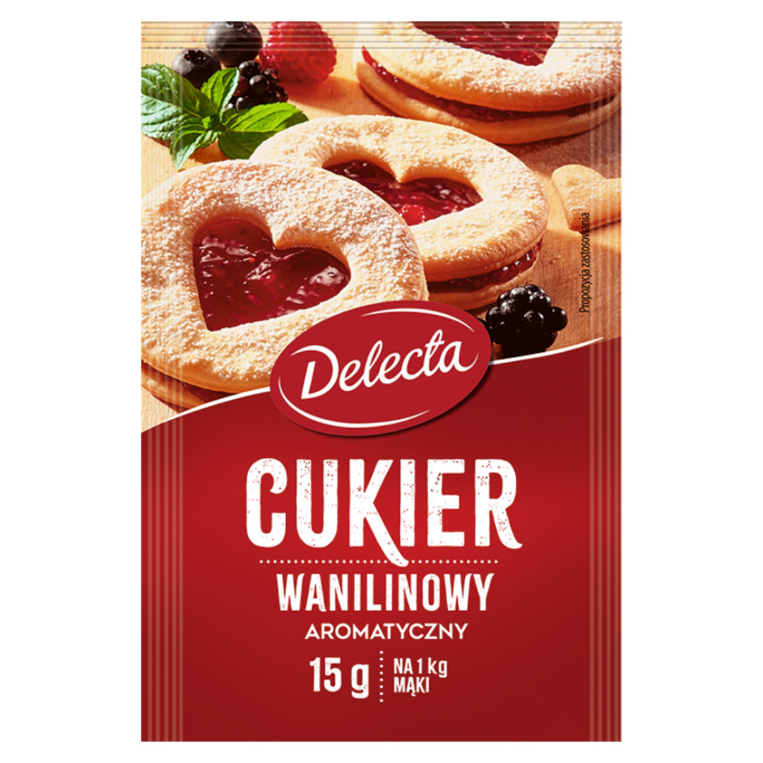 Delecta Cukier wanilinowy 15 g