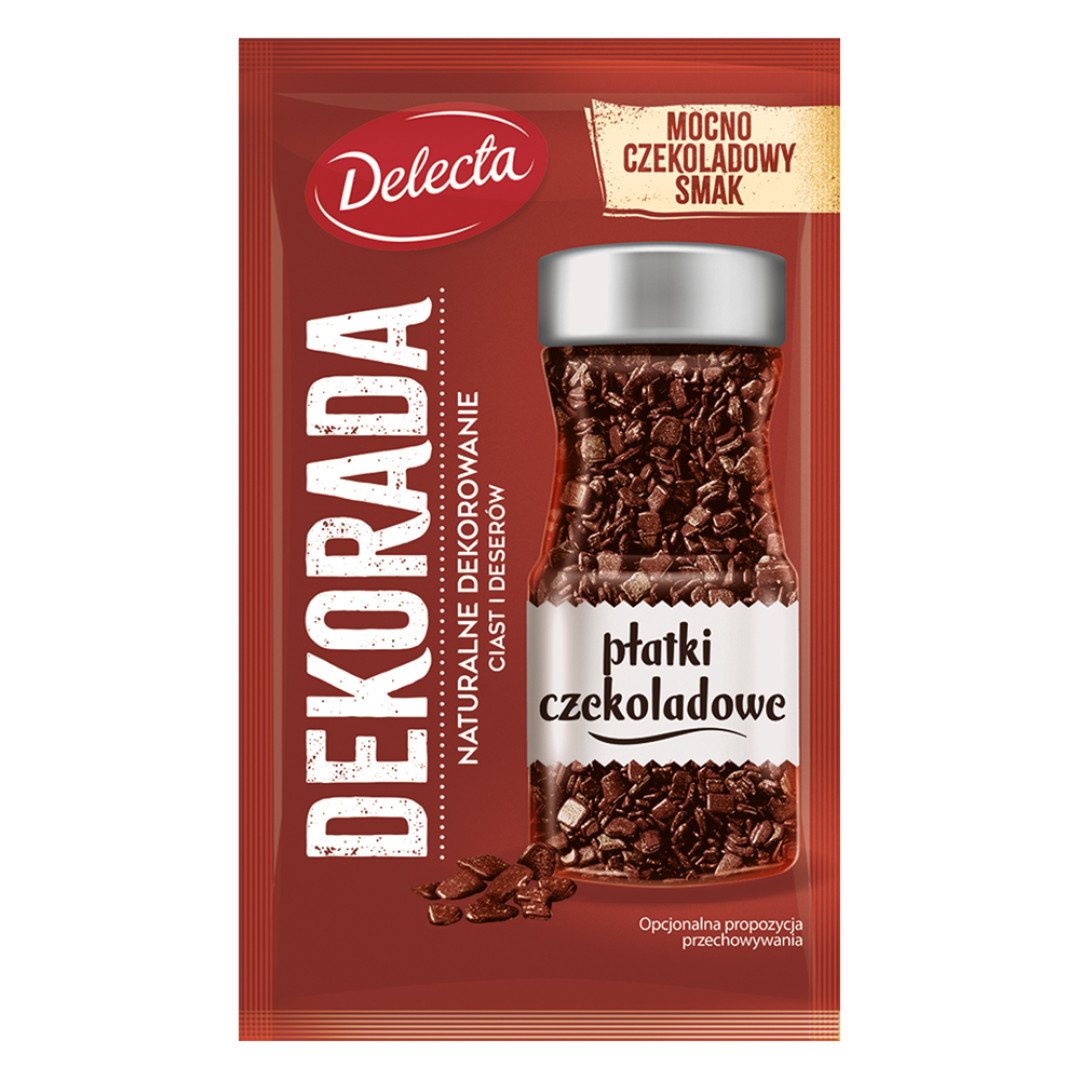 Delecta Płatki czekoladowe 40 g