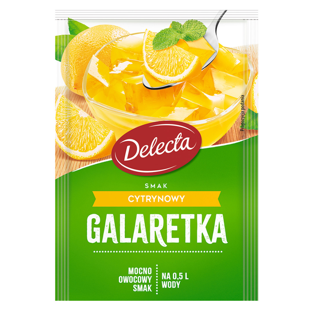 Delecta Galaretka smak cytrynowy 70 g