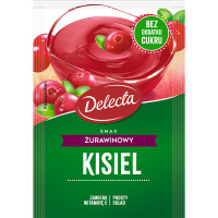 Delecta Kisiel smak żurawinowy 38 g 