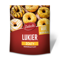 Delecta Lukier dekoracyjny żółty 80 g