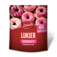 Delecta Lukier dekoracyjny różowy 80 g