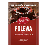 Delecta Polewa smak ciemnej czekolady 100 g