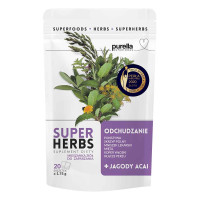 Purella Superfoods Superherbs Mieszanka ziół do zaparzania Odchudzanie 35 g