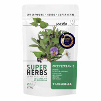 Purella Superfoods Superherbs Mieszanka ziół do zaparzania Oczyszczenie 35 g