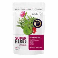 Purella Superfoods Superherbs Mieszanka ziół do zaparzania Odporność 35 g