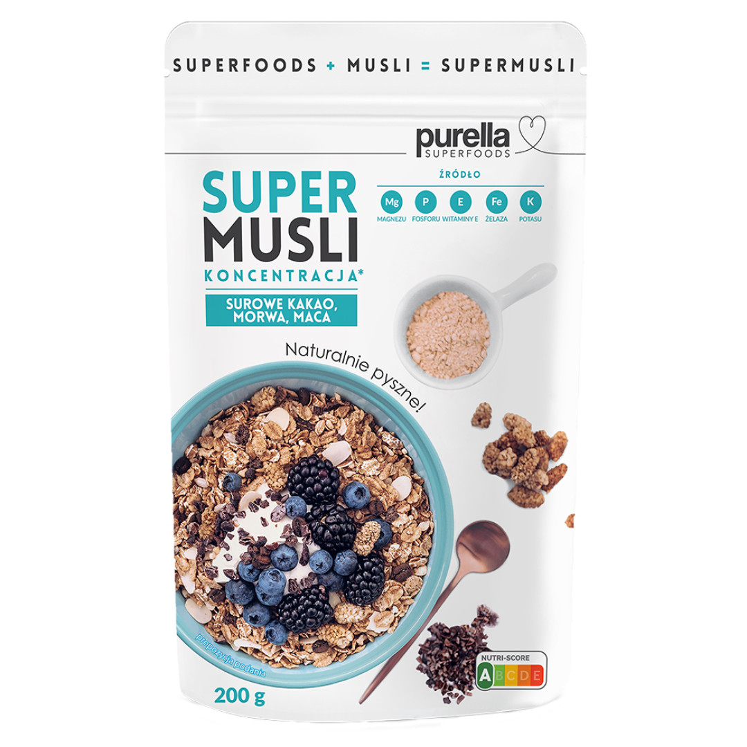 Purella Superfoods SuperMusli Koncentracja 200 g