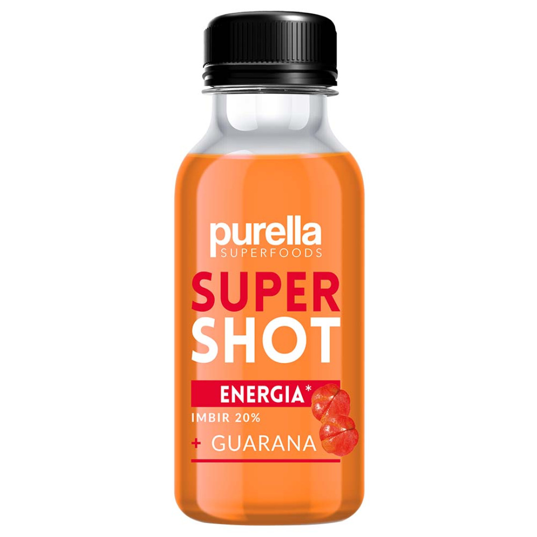 Purella Superfoods SuperShot Energia shot imbir guarana 100 ml 