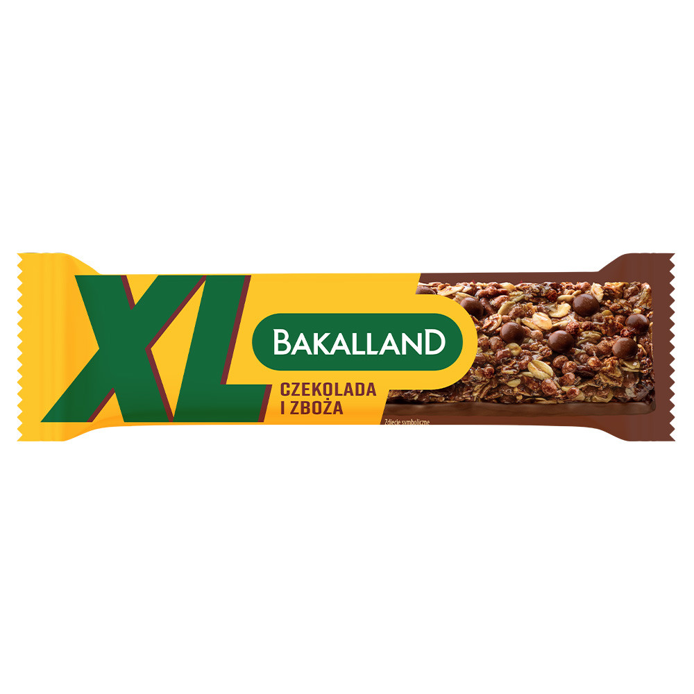 Bakalland Baton zbożowy XL Czekolada i zboża 55g