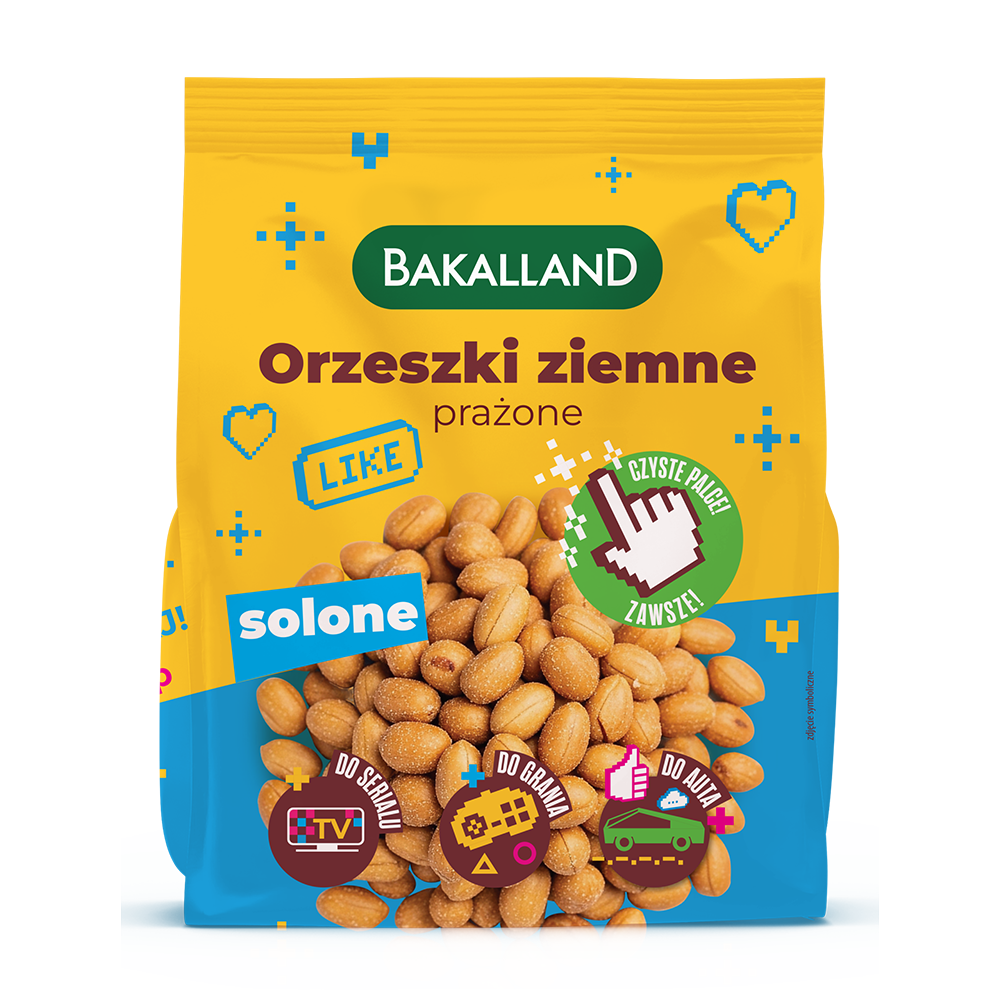Bakalland Orzeszki arachidowe prażone solone 350g