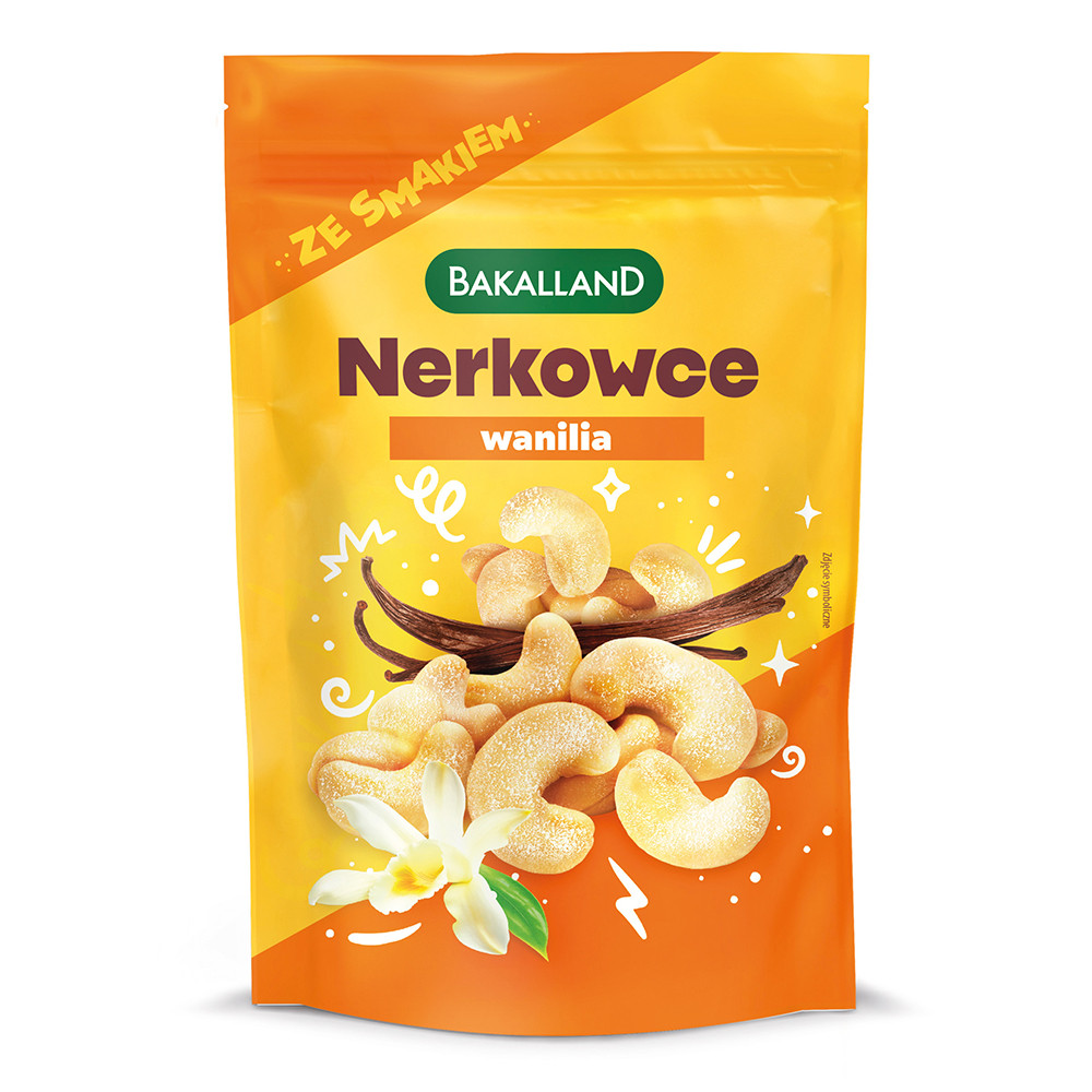 Bakalland Orzechy nerkowca prażone Wanilia 70g