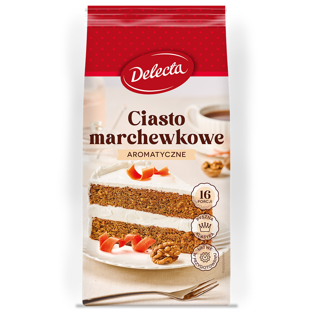 Delecta Ciasto marchewkowe 410 g