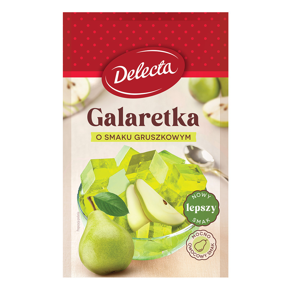Delecta Galaretka smak gruszkowy 70 g