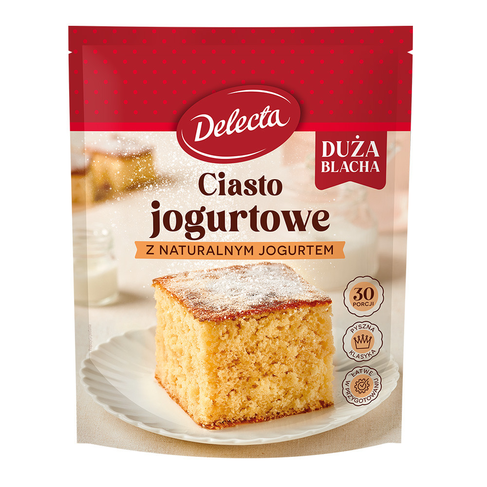 Delecta Ciasto Duża Blacha jogurtowe 640 g