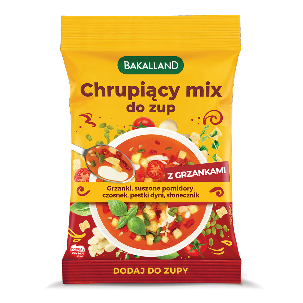 Bakalland Chrupiący Mix do zup z grzankami 75g