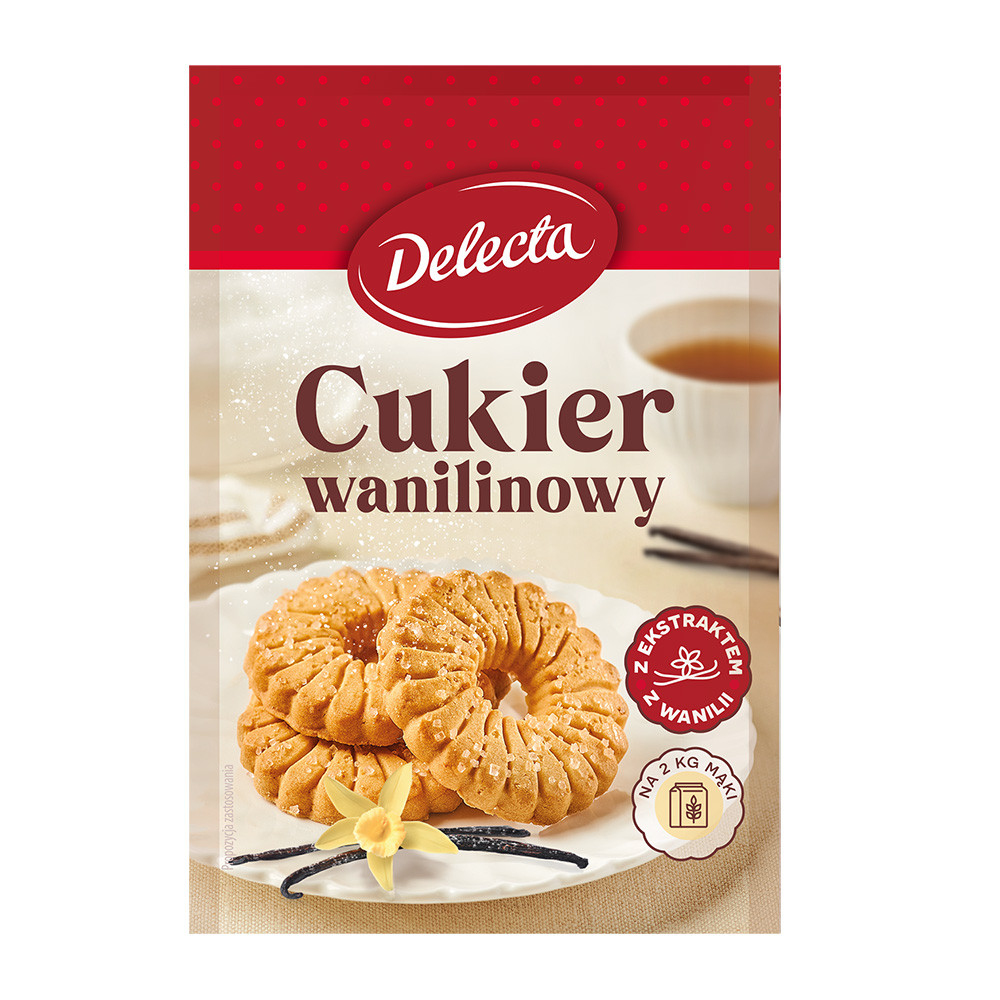 Delecta Cukier wanilinowy 30 g
