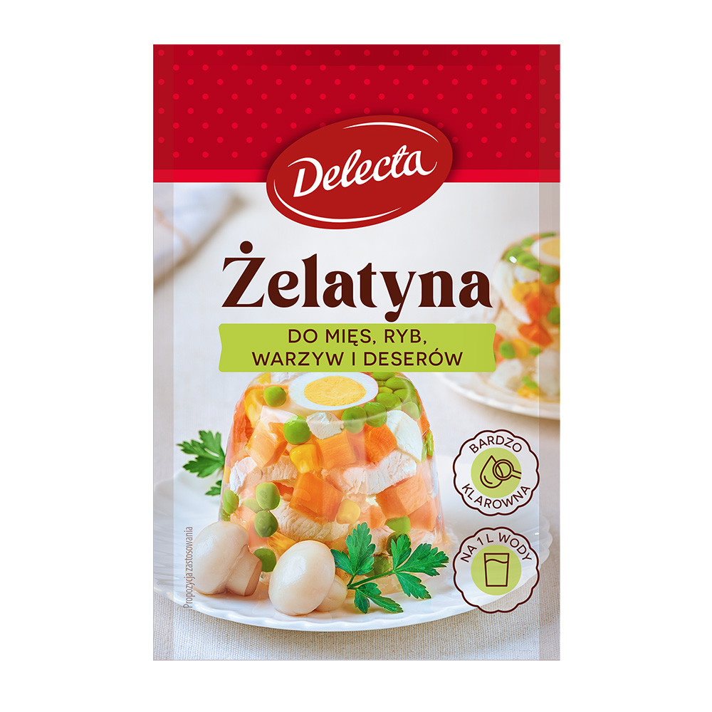 Delecta Żelatyna spożywcza 20 g
