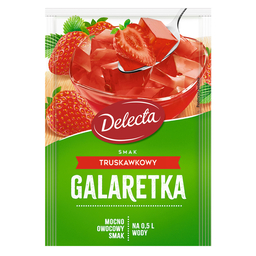 Delecta Galaretka smak truskawkowy 70 g