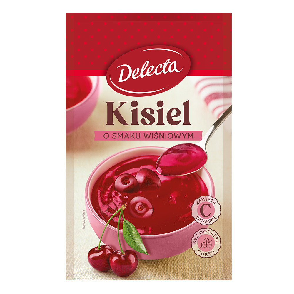 Delecta Kisiel smak wiśniowy 38 g