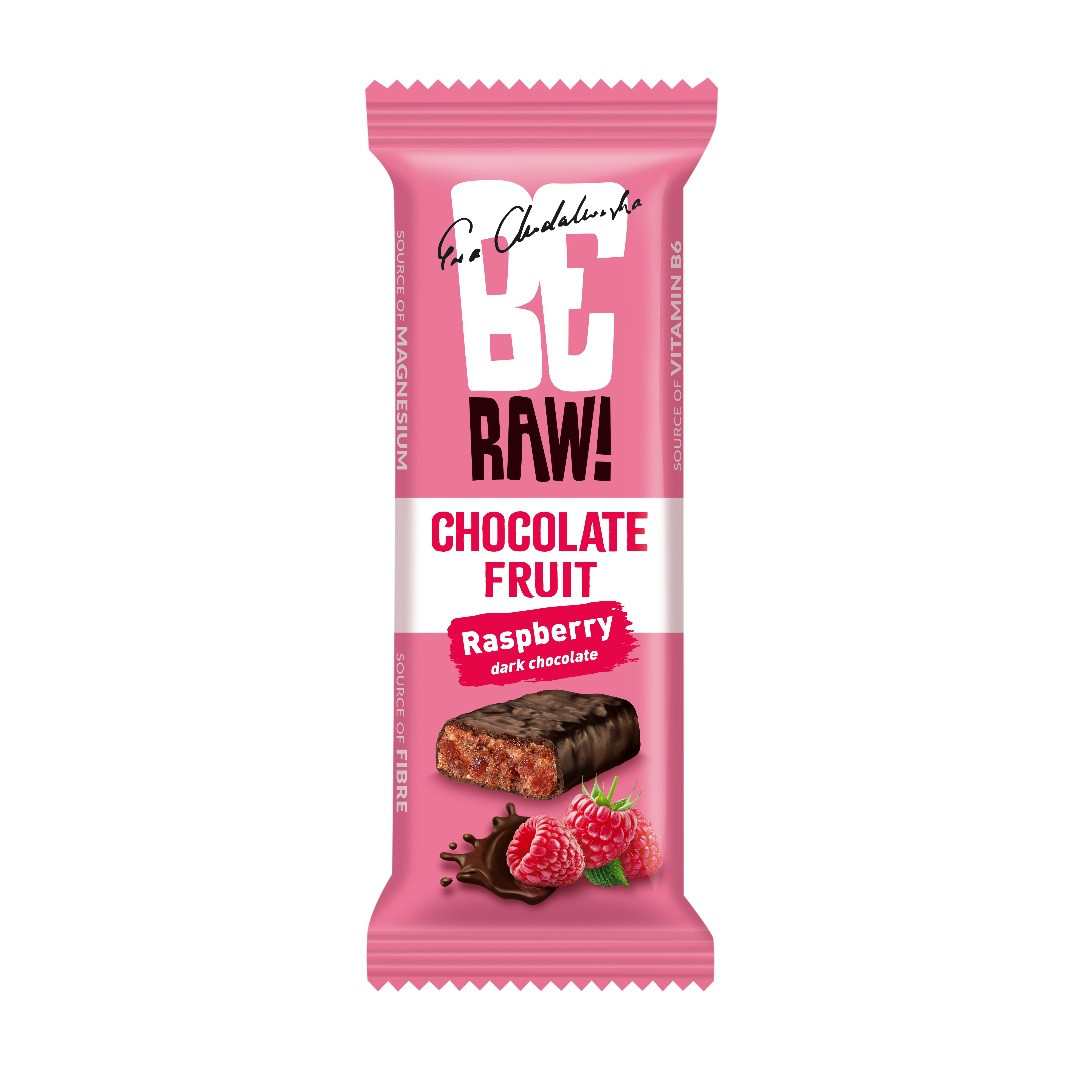 BeRAW! Baton Energy Raspberry choco power 40g