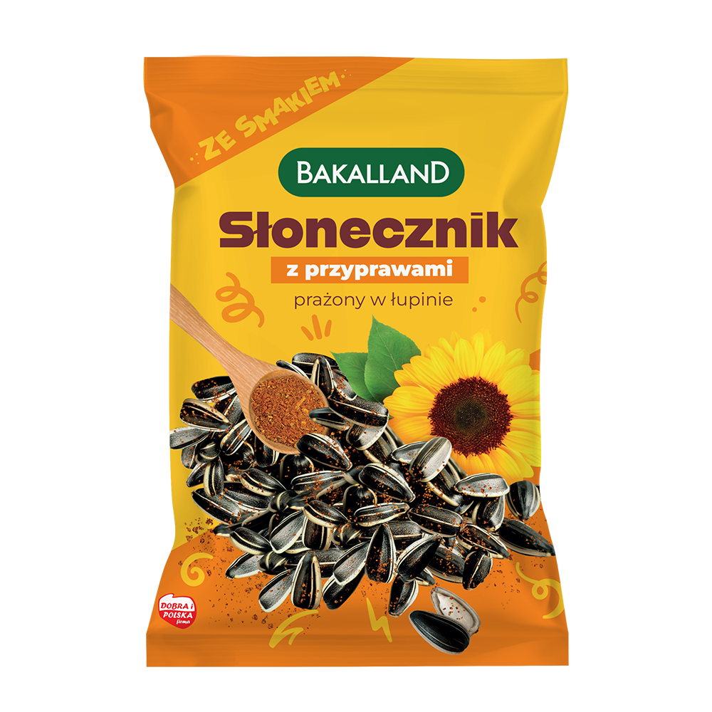 Bakalland Słonecznik prażony z przyprawami 130g