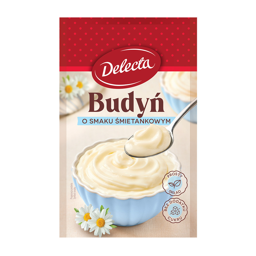 Delecta Budyń smak śmietankowy 40 g