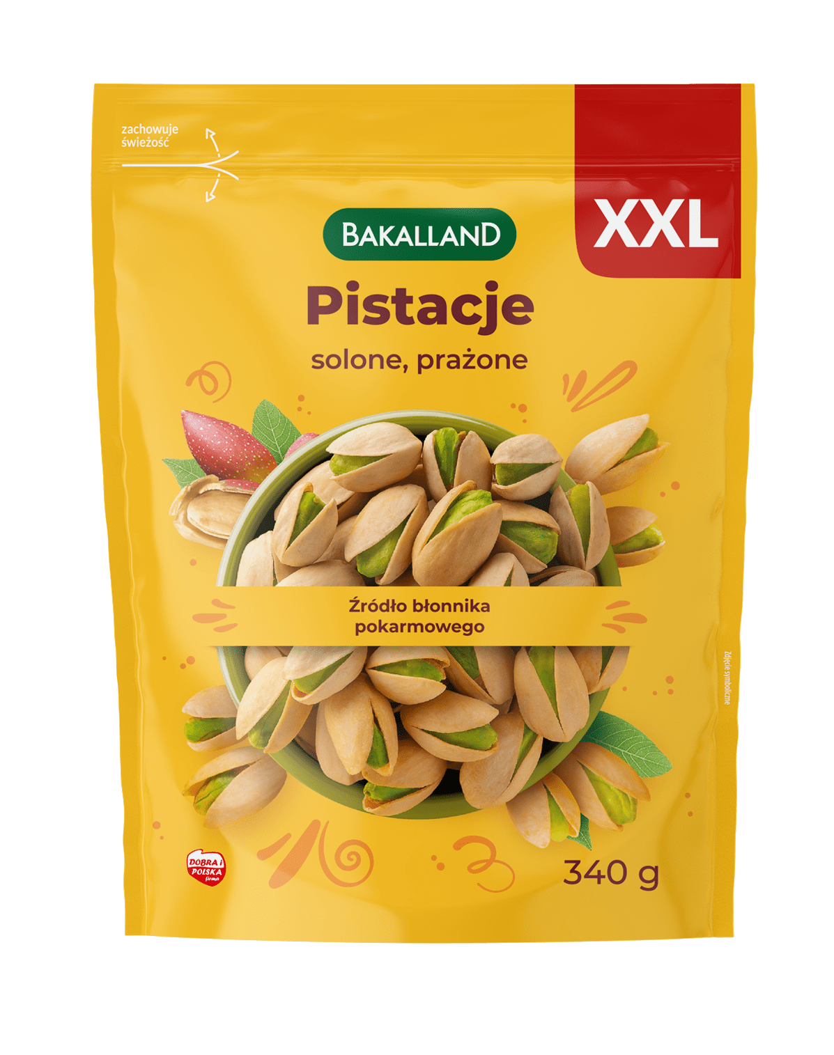 Bakalland Pistacja prażone 340 g