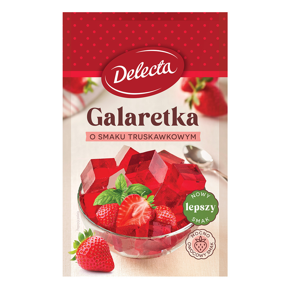 Delecta Galaretka smak truskawkowy 70 g