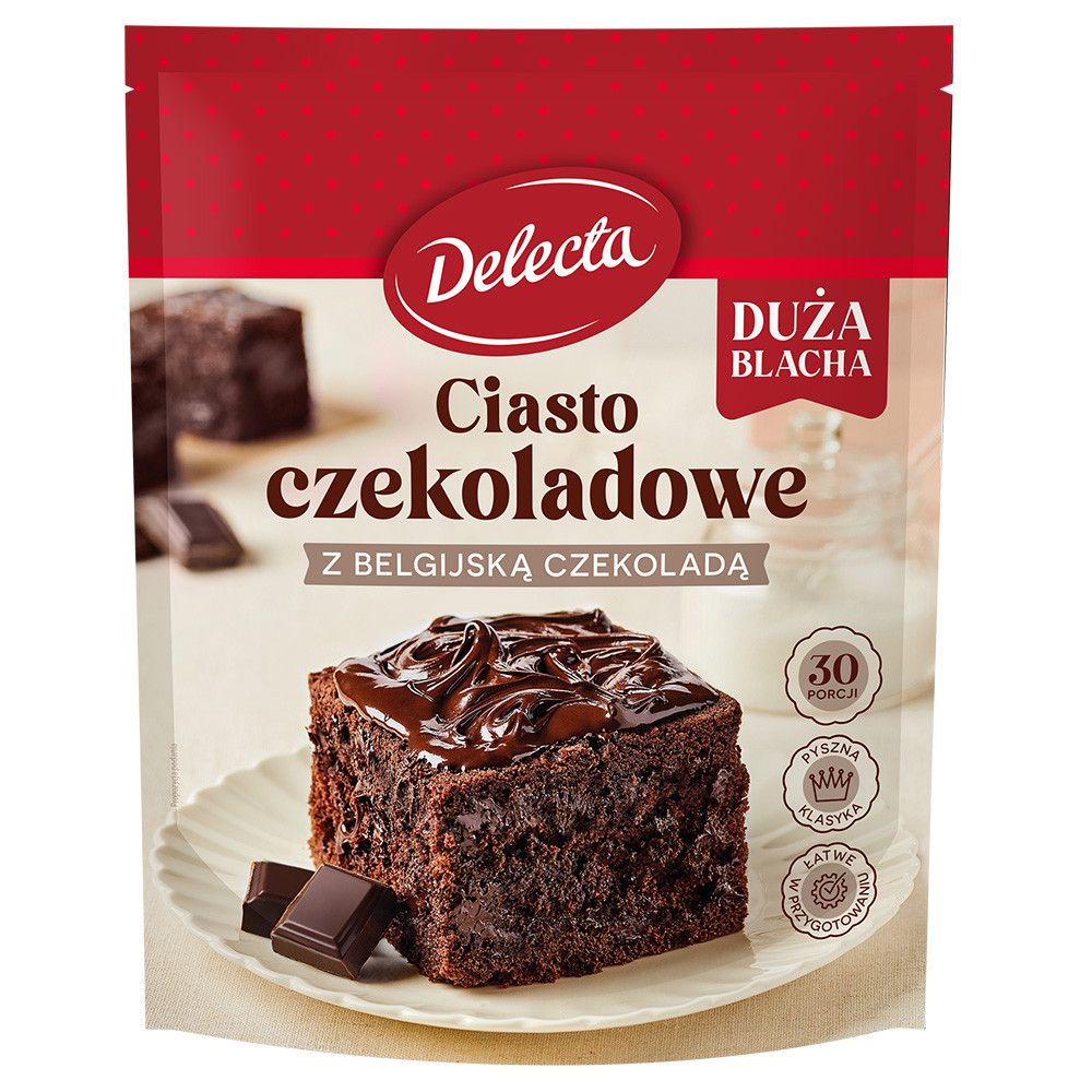 Delecta Ciasto Duża Blacha czekoladowe 670 g