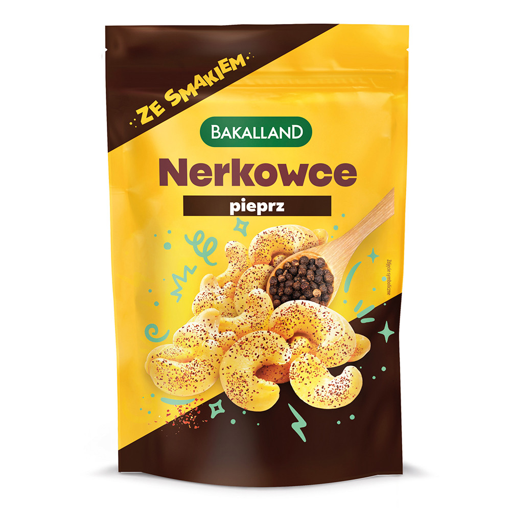 Bakalland Orzechy nerkowca prażone Pieprz 70g