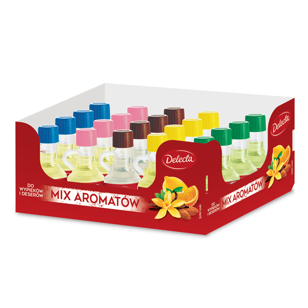 Delecta Aromaty do ciast mix 9 ml