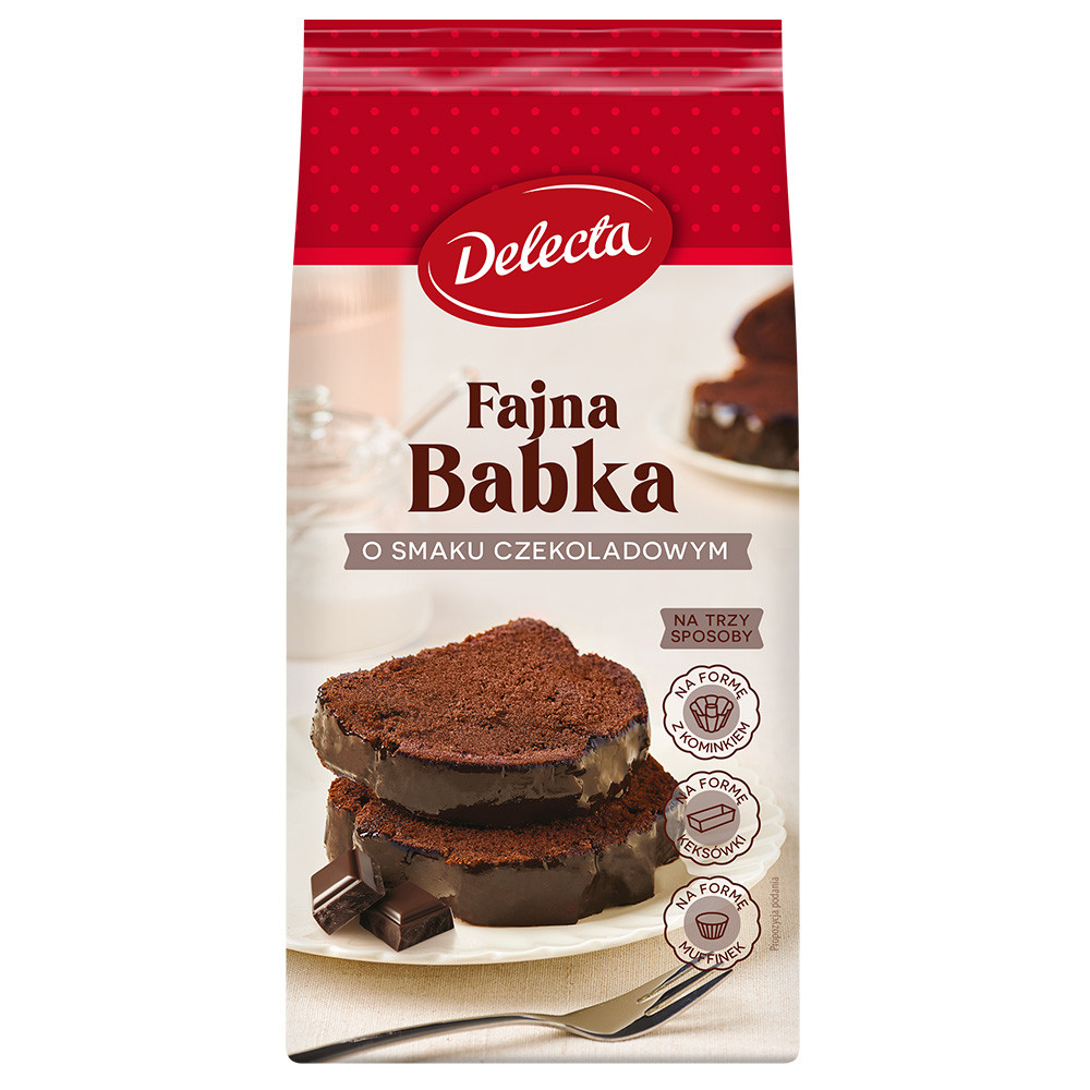 Delecta Fajna Babka o smaku czekoladowym 350g