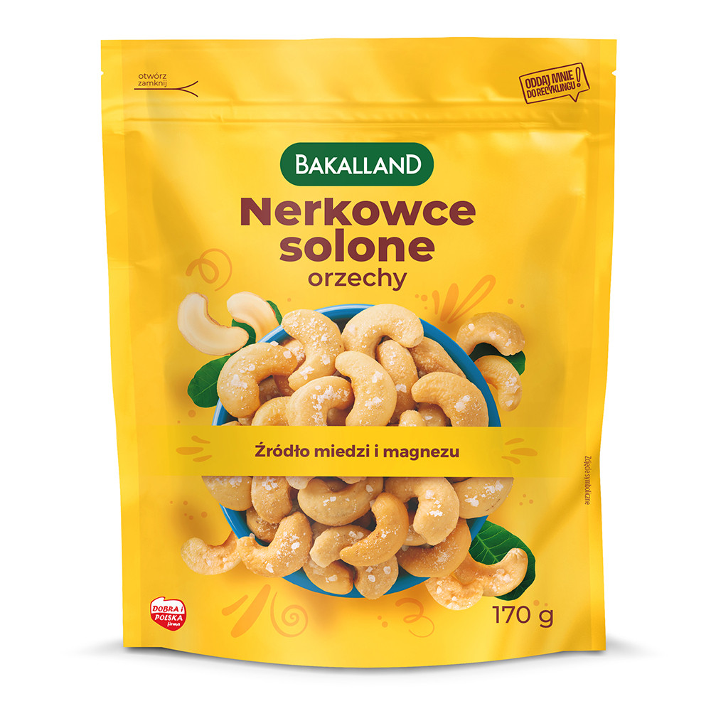 Bakalland Nerkowiec lekko solony 170g