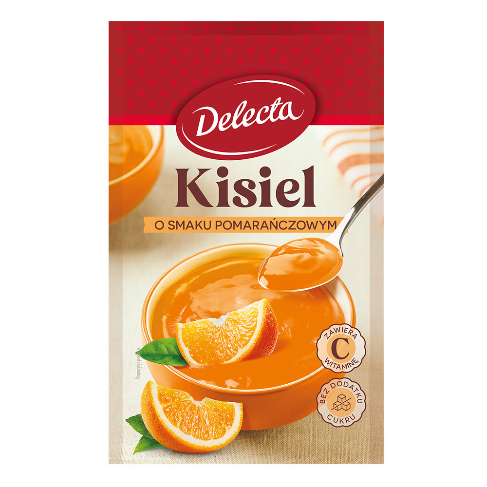 Delecta Kisiel smak pomarańczowy 38 g