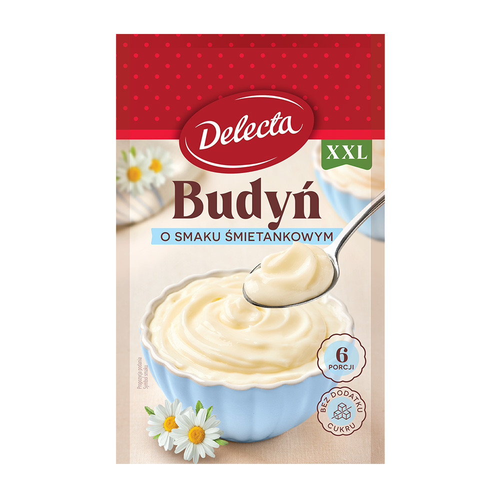 Delecta Budyń smak śmietankowy 64 g